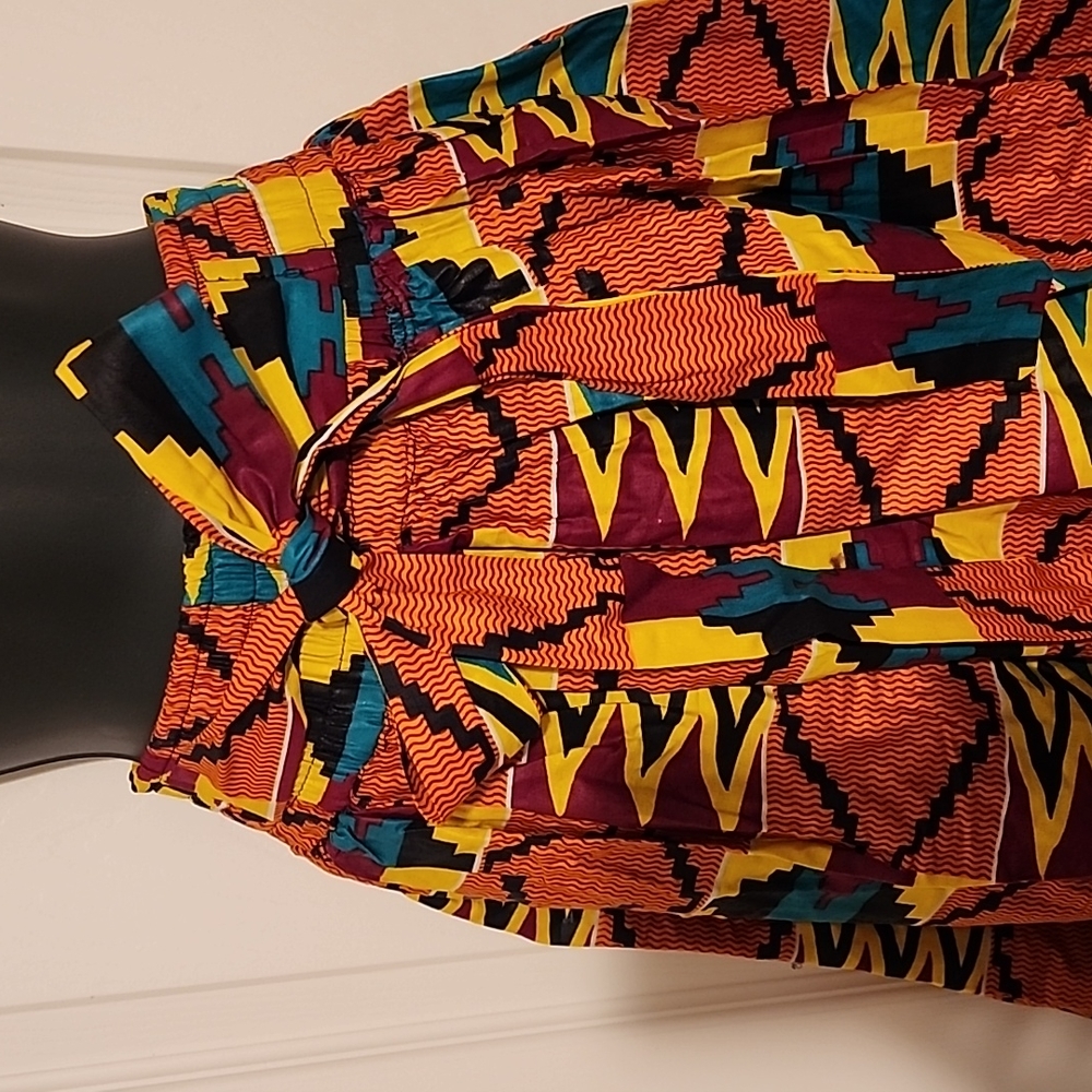 Ankara African Print Maxi Skirt - Picture 3 of 4